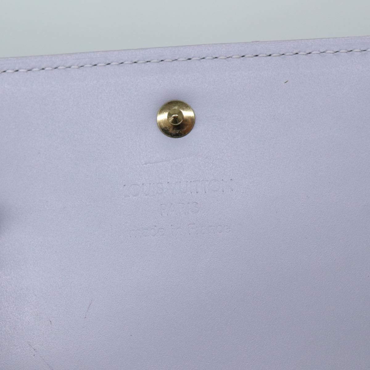 Louis Vuitton Walker Yellow Patent Leather Clutch Bag