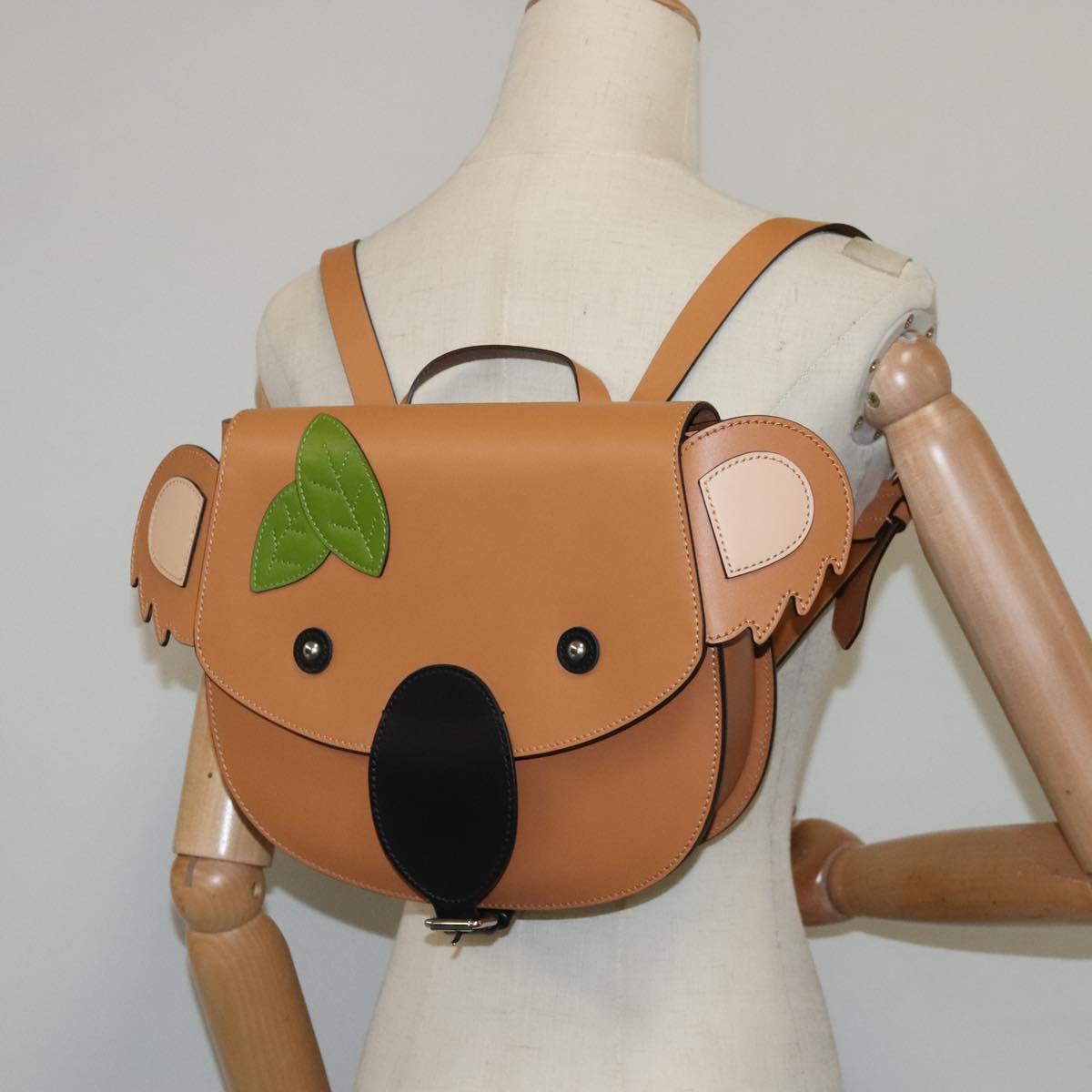 Gucci Brown Leather Backpack Bag