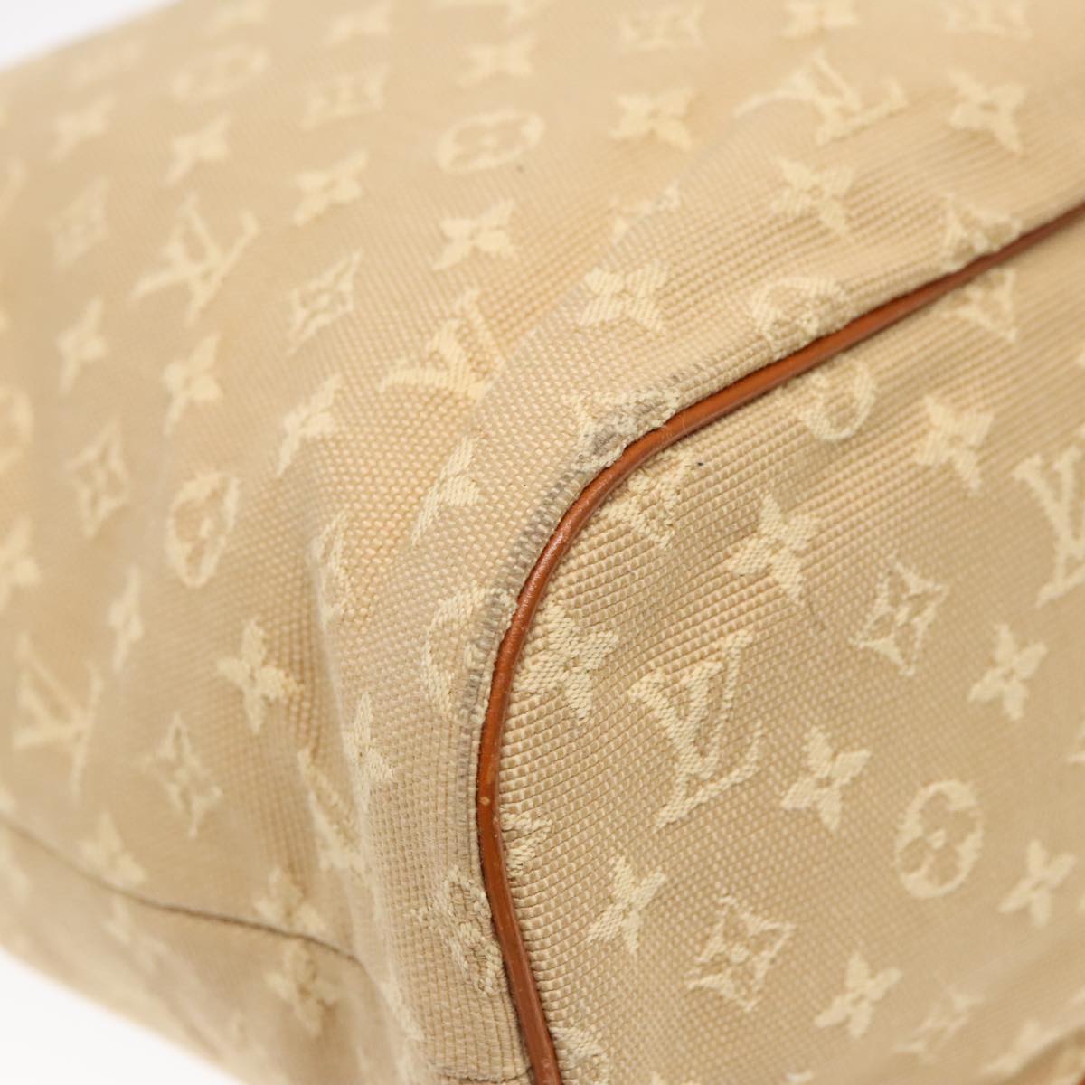 Louis Vuitton Lucille Beige Canvas Tote Bag