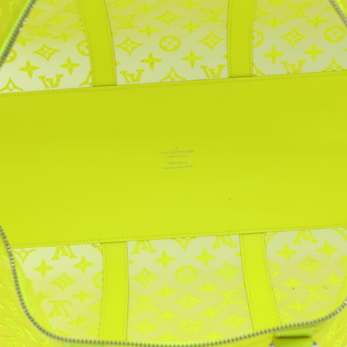 Louis Vuitton Keepall Bandouliere 50 Yellow Canvas Travel Bag