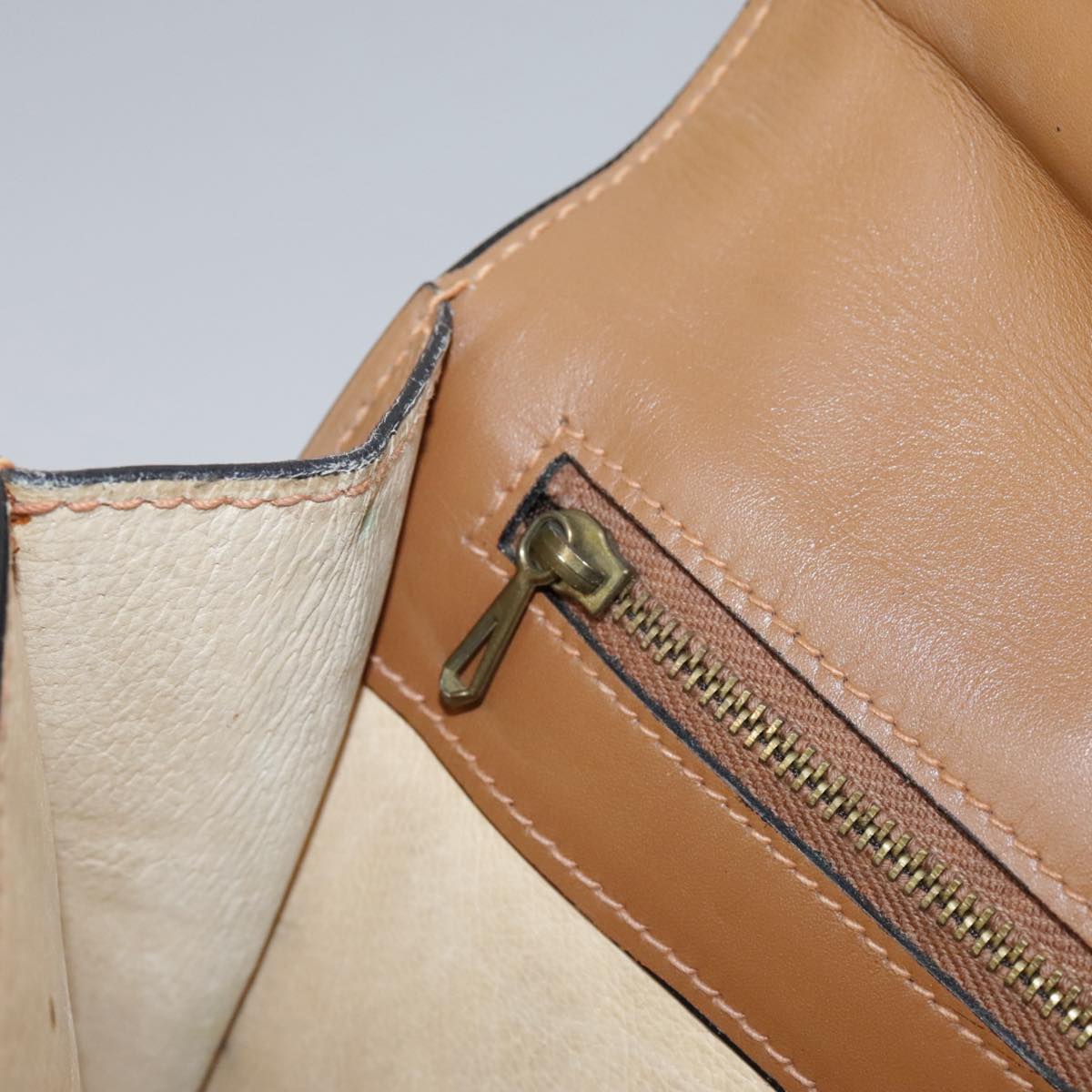 Gucci Micro Small Gg Canvas Beige Canvas Clutch Bag
