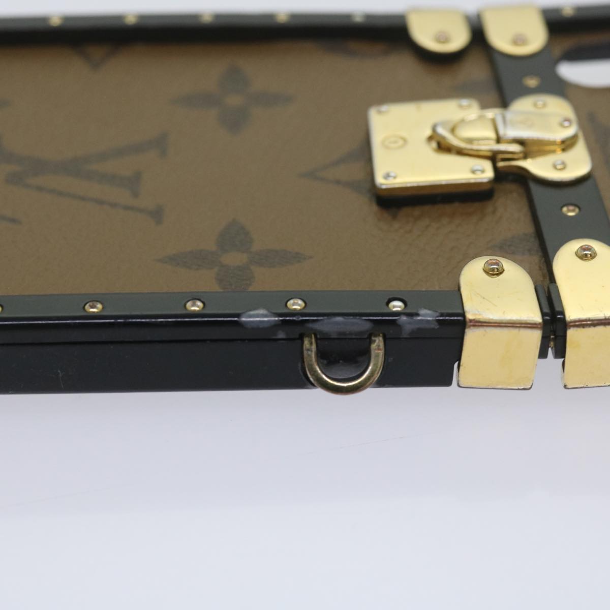 Louis Vuitton Etui Iphone Brown Canvas Phone Jewelry