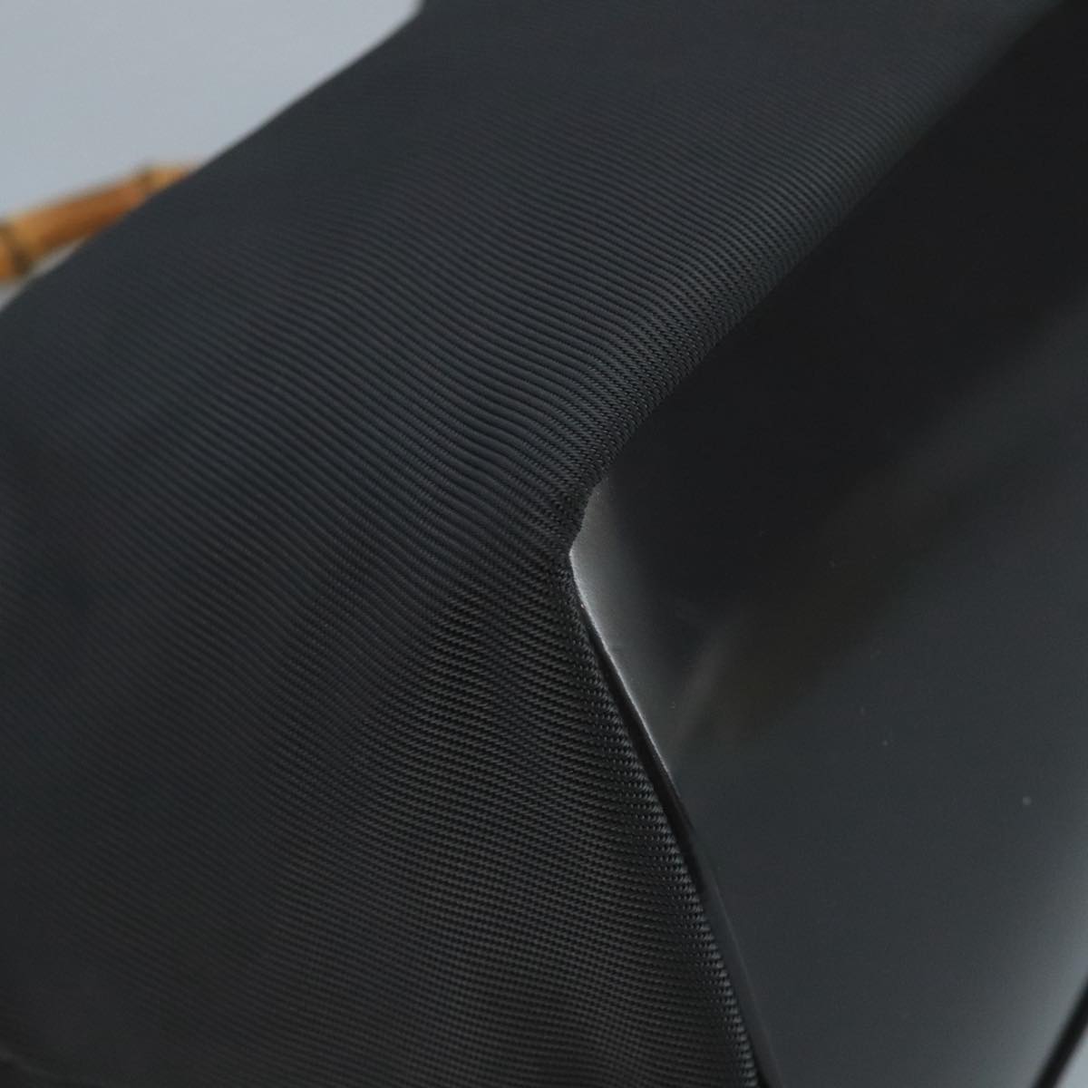 Gucci Bamboo Black Synthetic Handbag