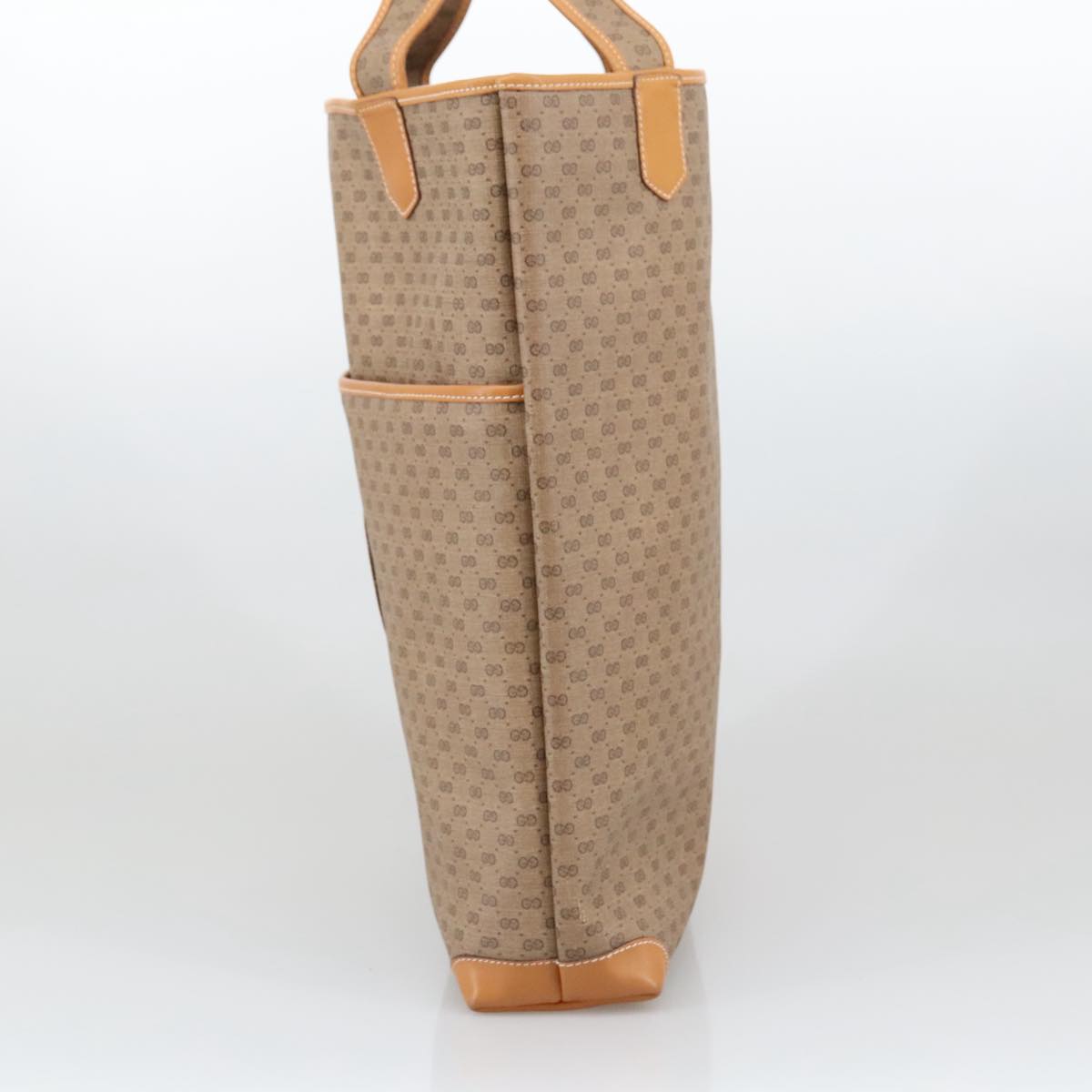 Gucci Micro Small Gg Canvas Beige Canvas Tote Bag