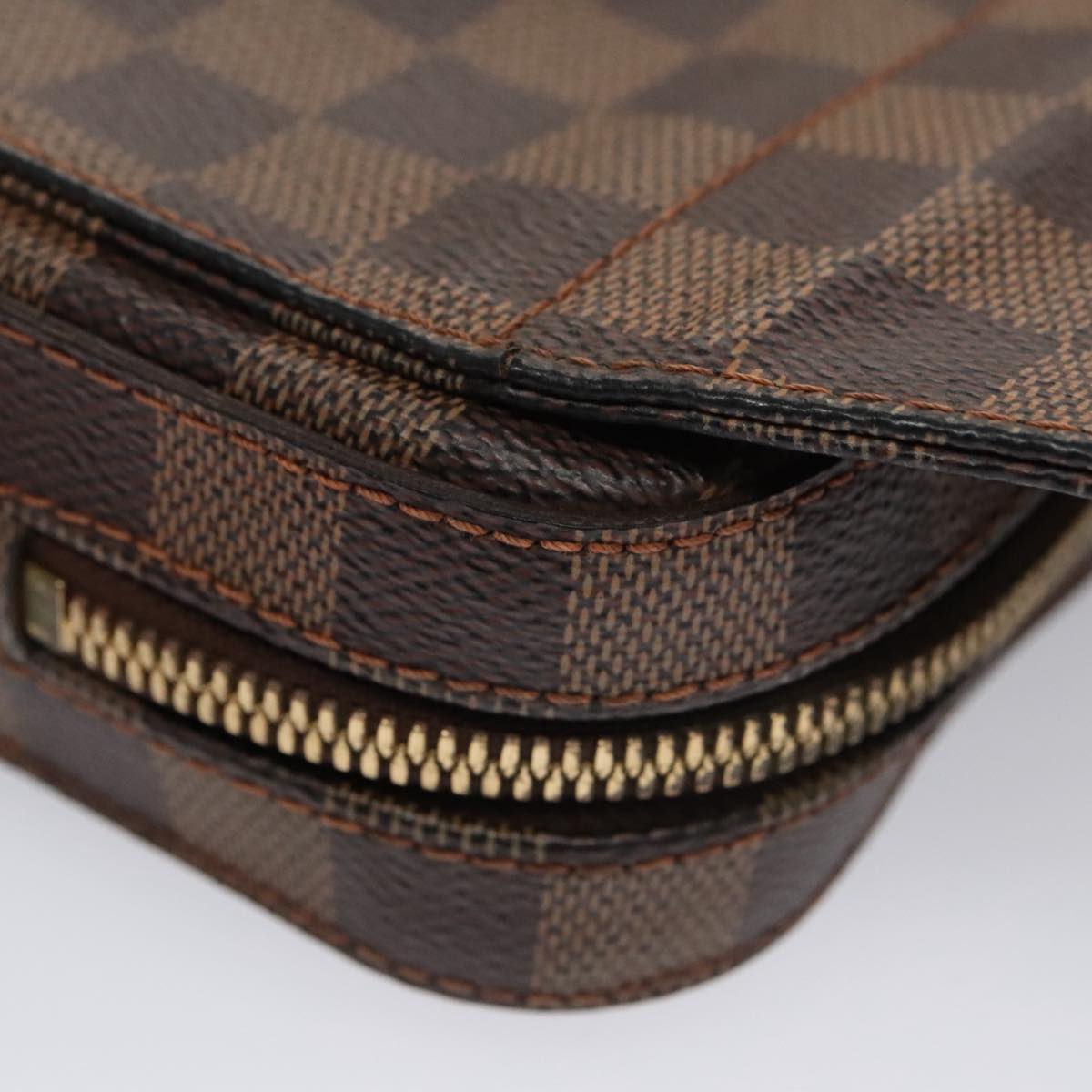 Louis Vuitton Geronimos Brown Canvas Shoulder Bag