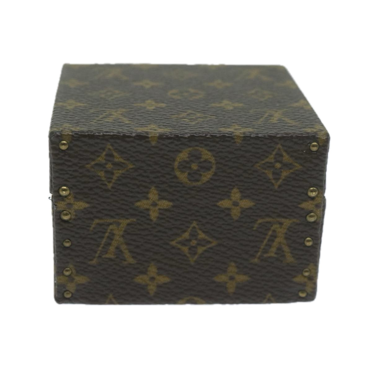 Louis Vuitton Jewelry Case Brown Canvas Jewelleryset Jewelry