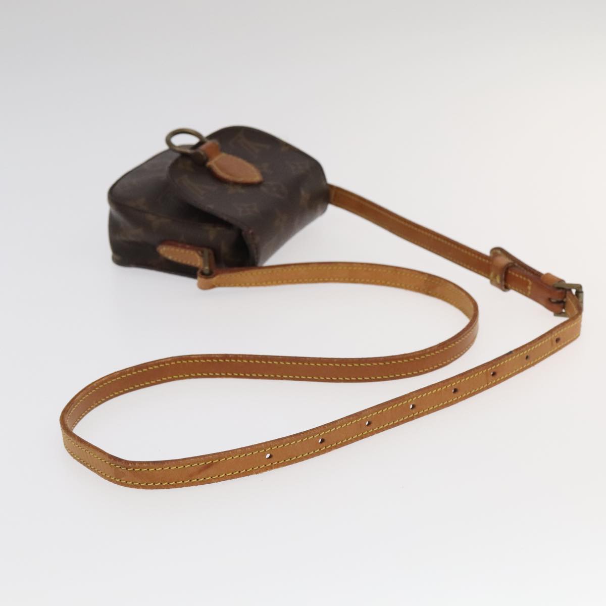 Louis Vuitton Saint Cloud Brown Canvas Shoulder Bag