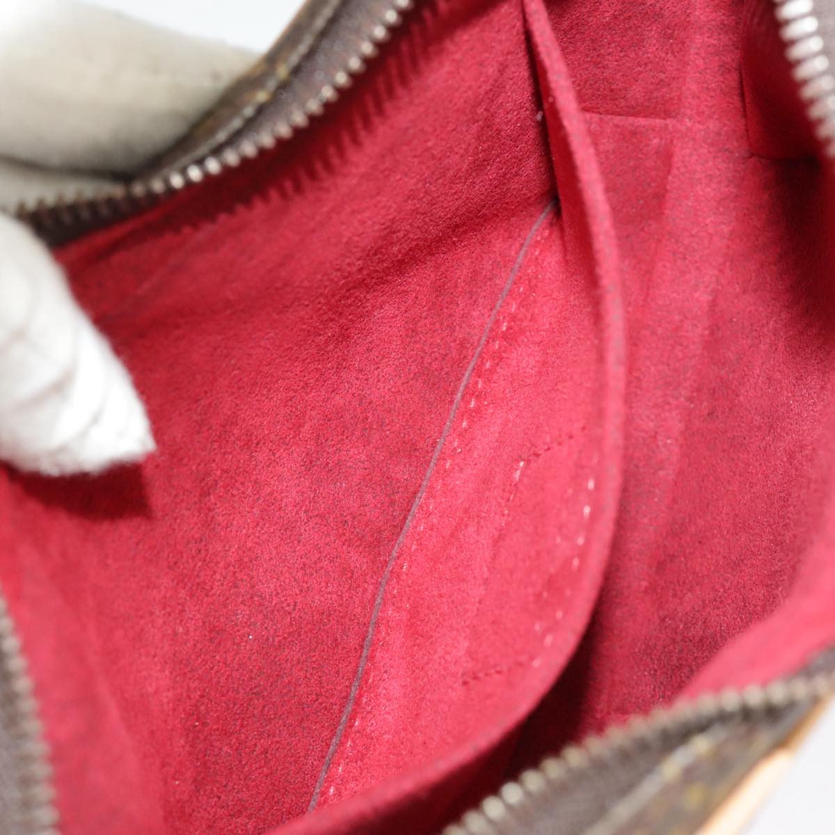 Louis Vuitton Croissant Brown Canvas Shoulder Bag