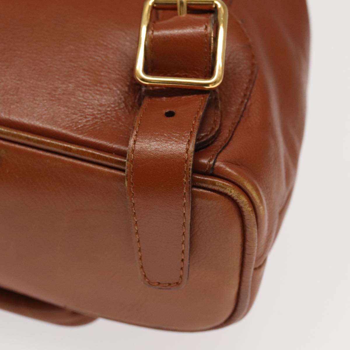Gucci Bamboo Brown Leather Backpack Bag