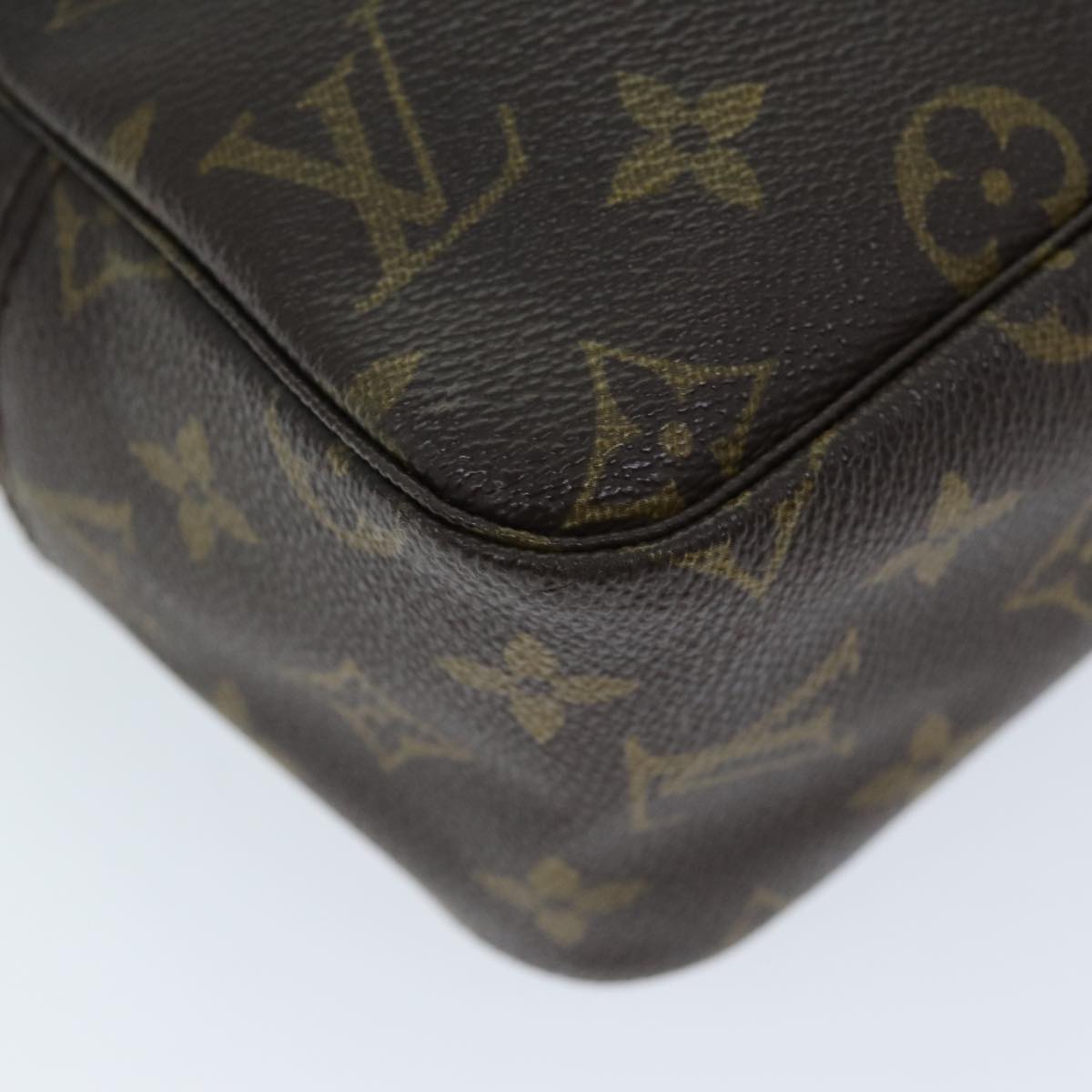 Louis Vuitton Trousse De Toilette Brown Canvas Clutch Bag
