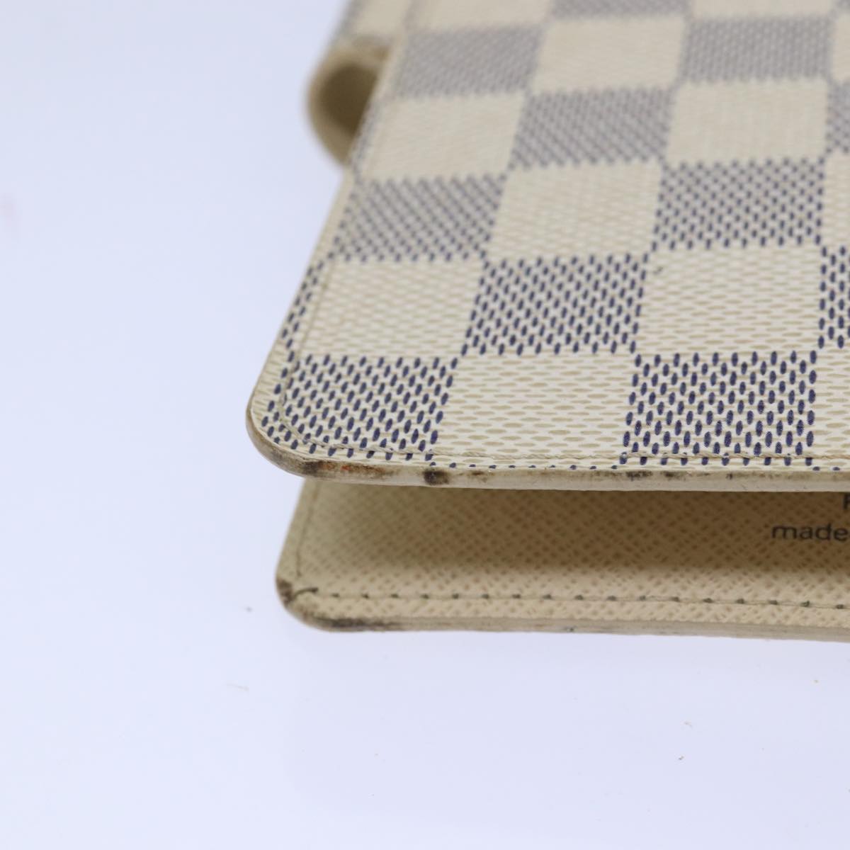 Louis Vuitton Agenda Cover Beige Canvas Wallet