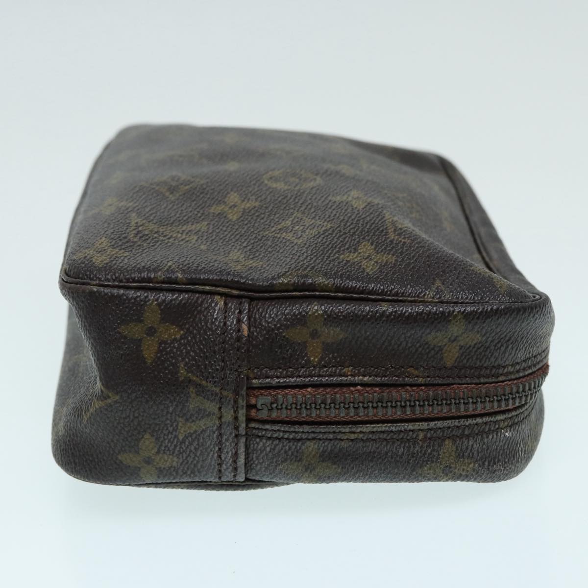 Louis Vuitton Trousse De Toilette Brown Canvas Clutch Bag