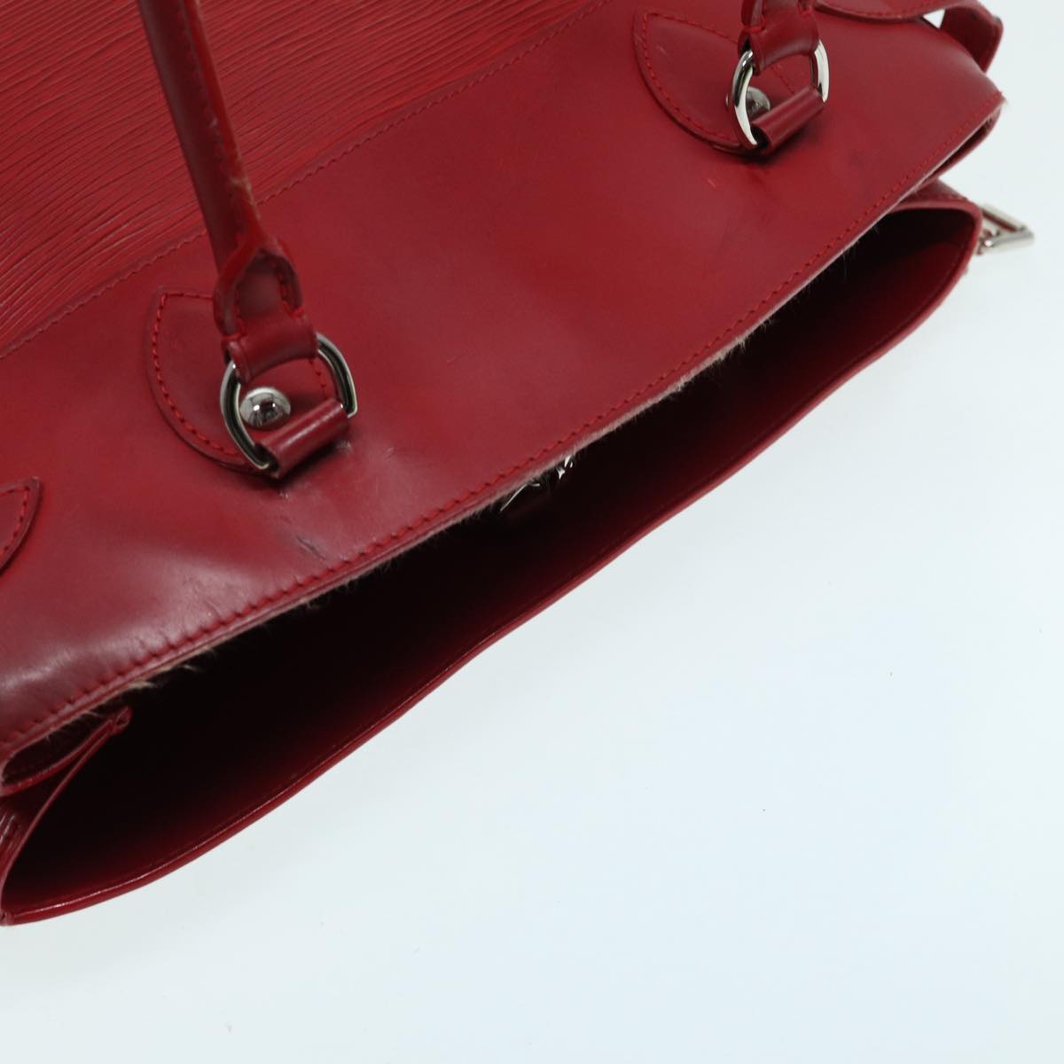 Louis Vuitton Passy Red Leather Handbag
