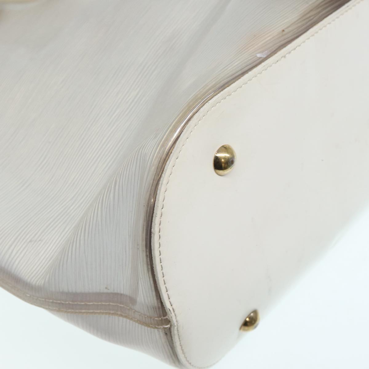 Louis Vuitton Lagoon Bay White Vinyl Tote Bag