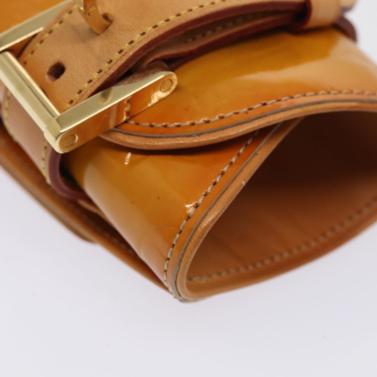 Louis Vuitton Lafayette Street Beige Patent Leather Wallet