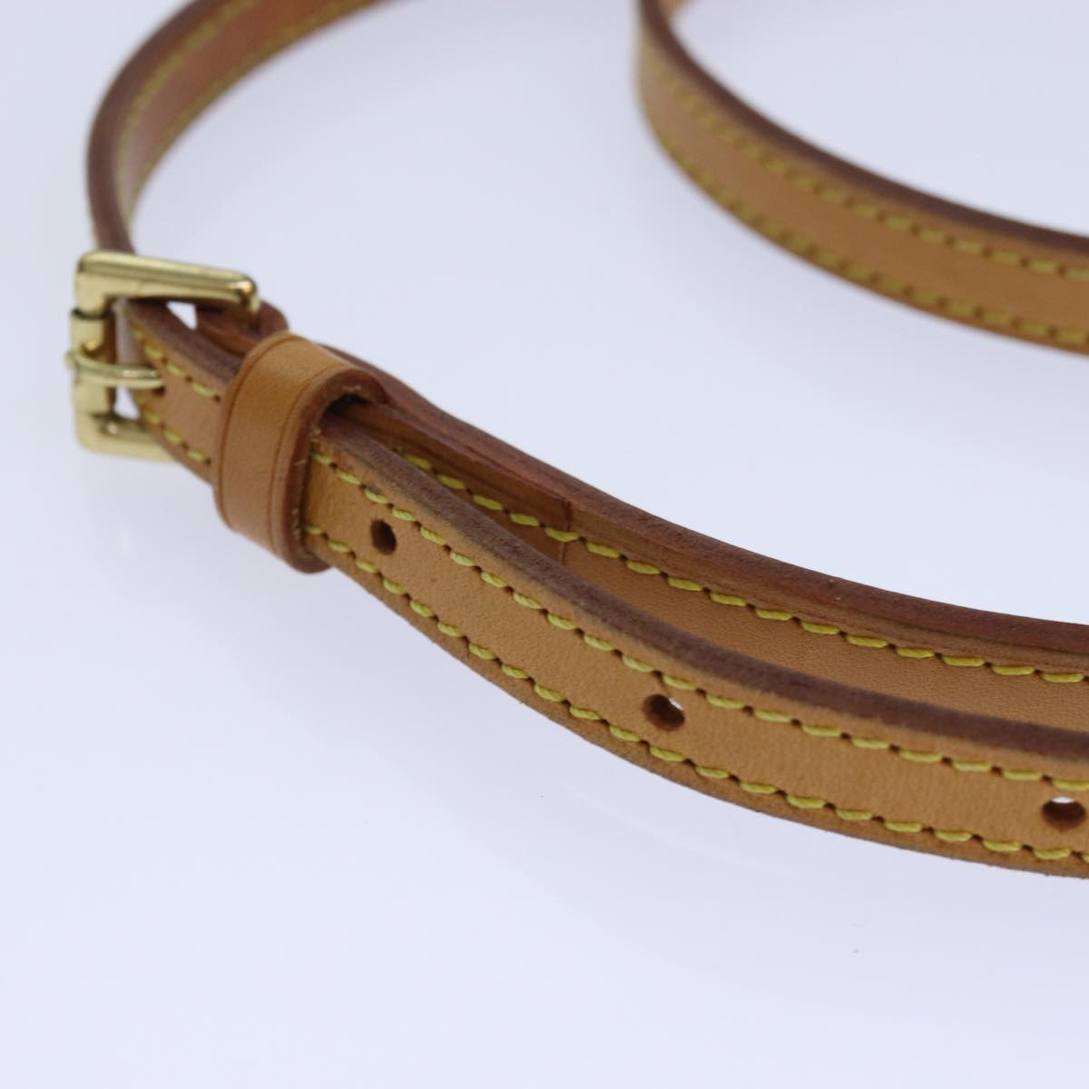 Louis Vuitton Bandoulière De Sac Beige Leather Bag Jewelry