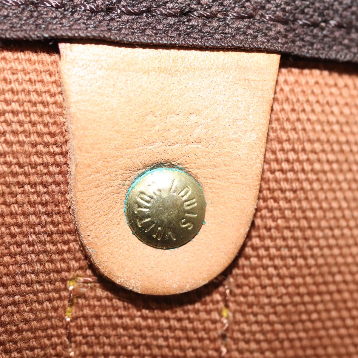 Louis Vuitton Keepall 60 Brown Canvas Travel Bag