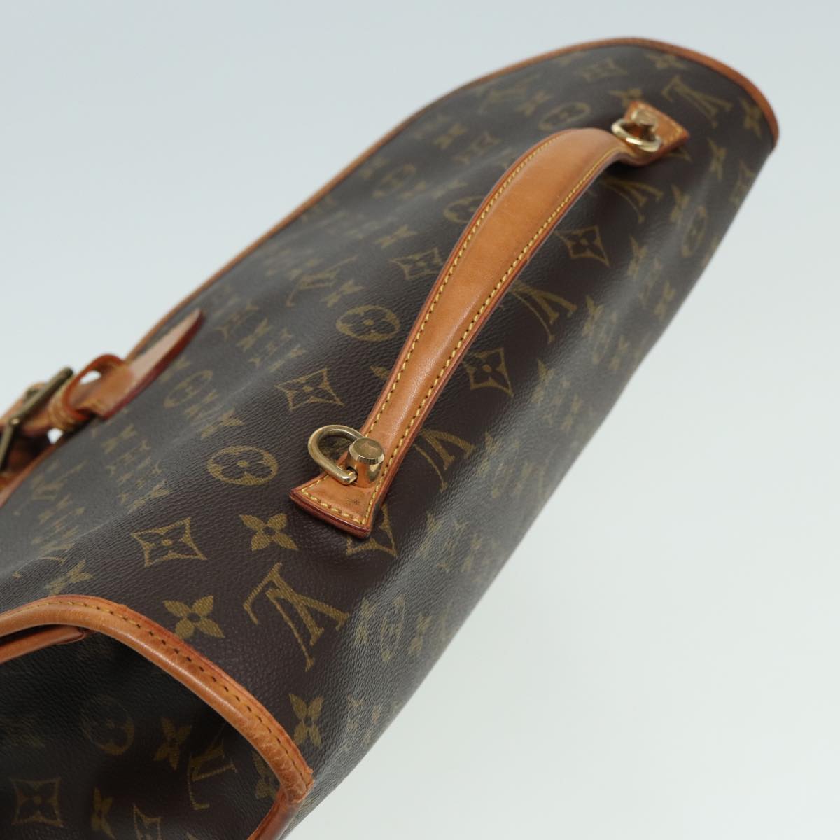 Louis Vuitton Beverly Brown Canvas Handbag