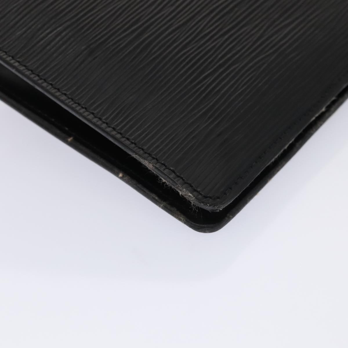Louis Vuitton Senateur Black Leather Clutch Bag