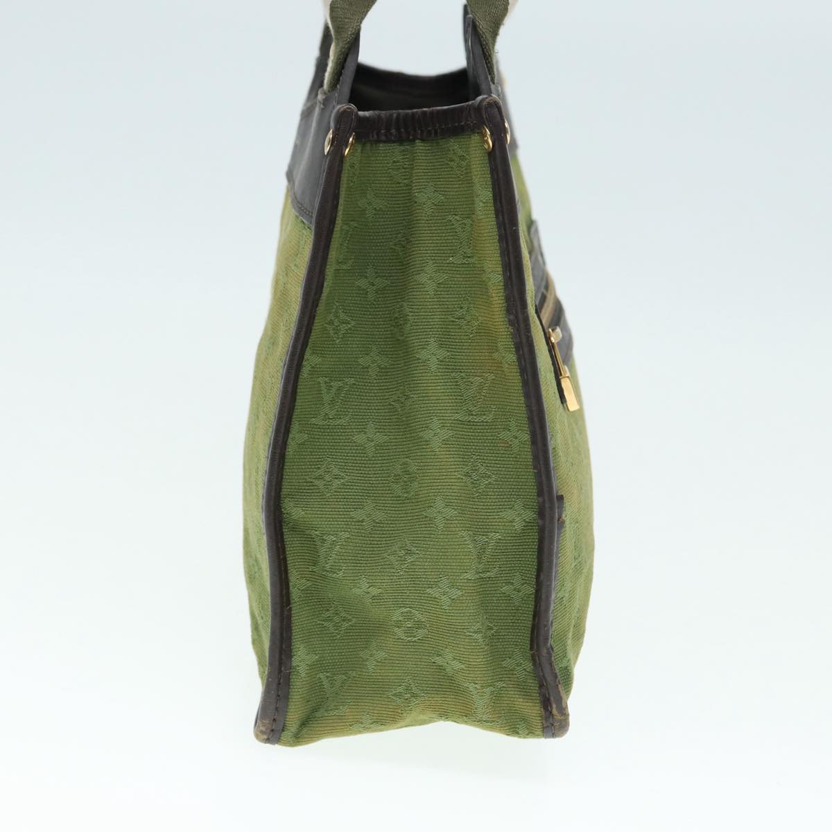 Louis Vuitton Suck Polosion Khaki Canvas Handbag