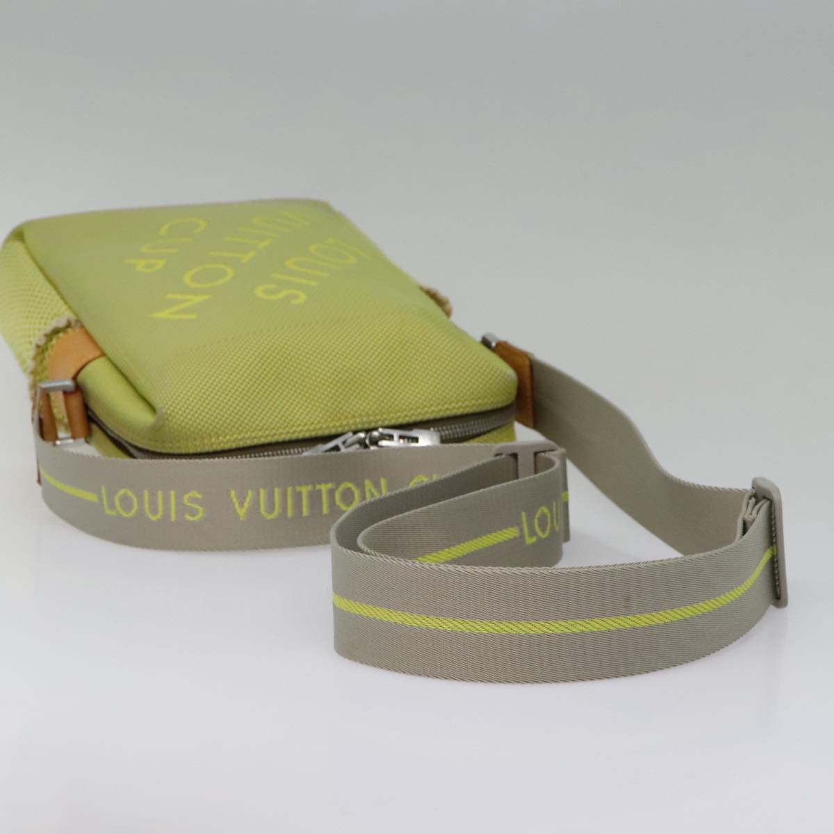 Louis Vuitton Weathery Green Canvas Shoulder Bag