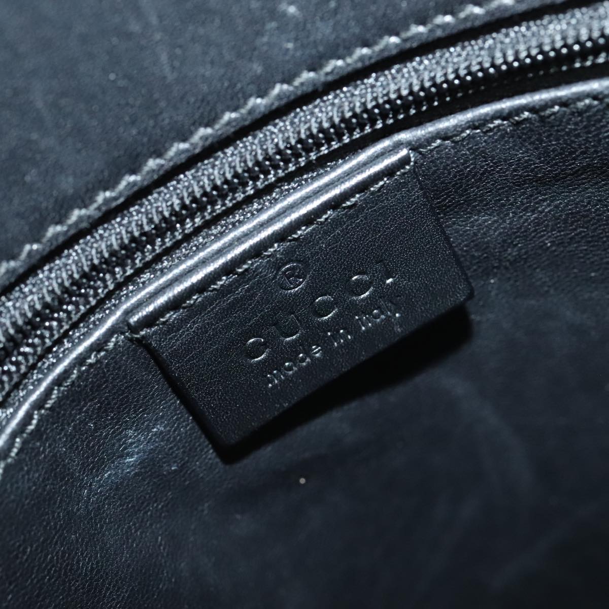 Gucci Black Leather Tote Bag