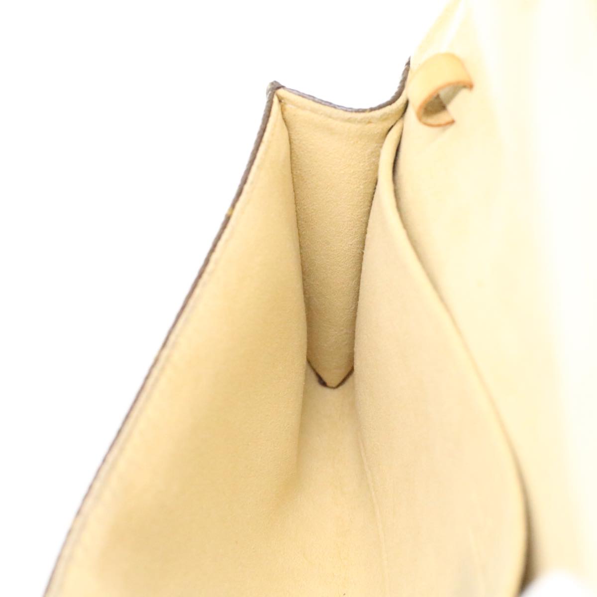 Louis Vuitton Twin Brown Canvas Clutch Bag