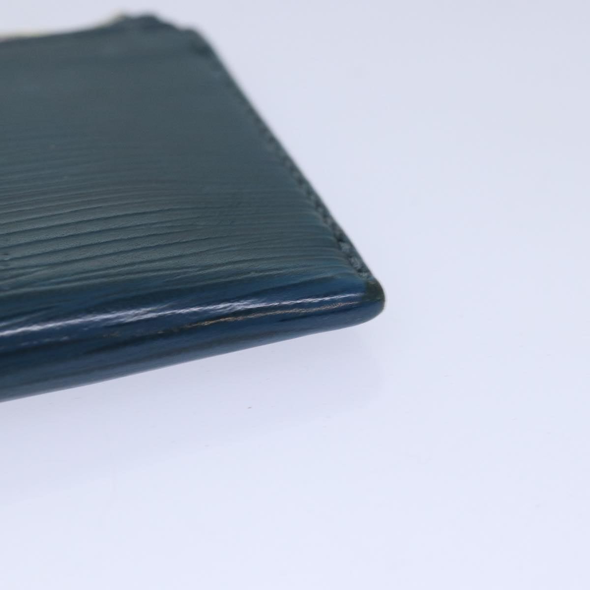 Louis Vuitton Porte-Monnaie Blue Leather Wallet