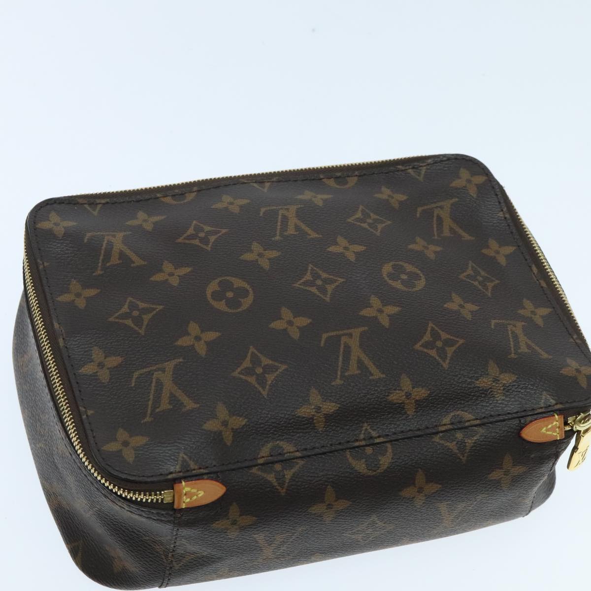Louis Vuitton Cube Brown Canvas Clutch Bag