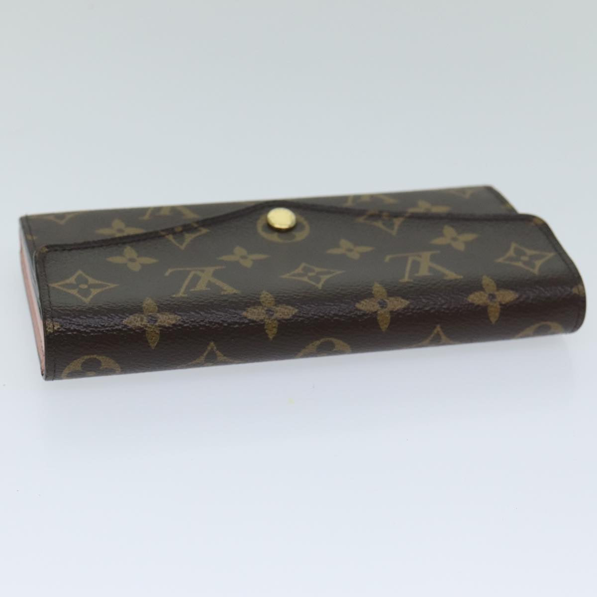 Louis Vuitton Portefeuille Sarah Brown Canvas Wallet