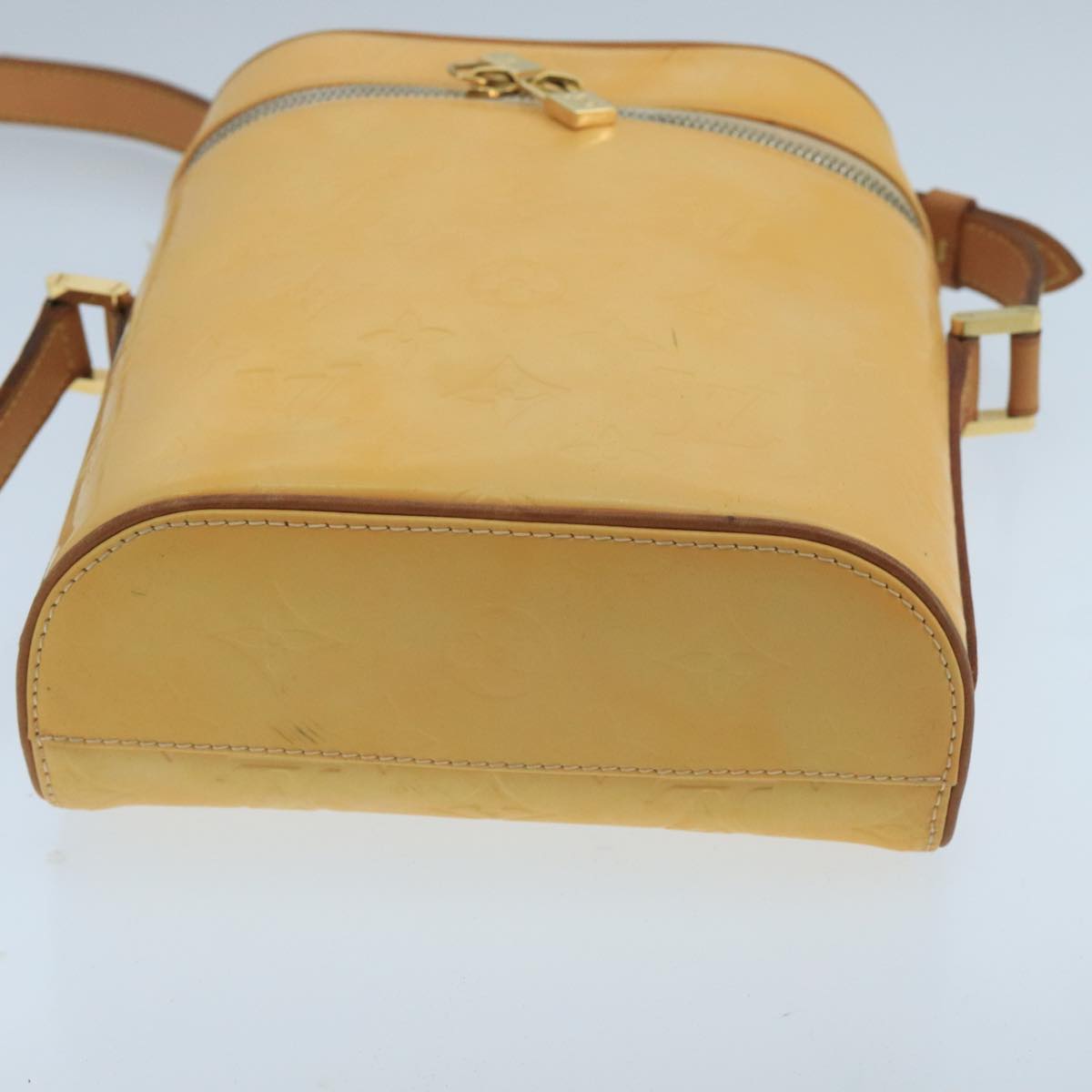 Louis Vuitton Sullivan Yellow Patent Leather Shoulder Bag