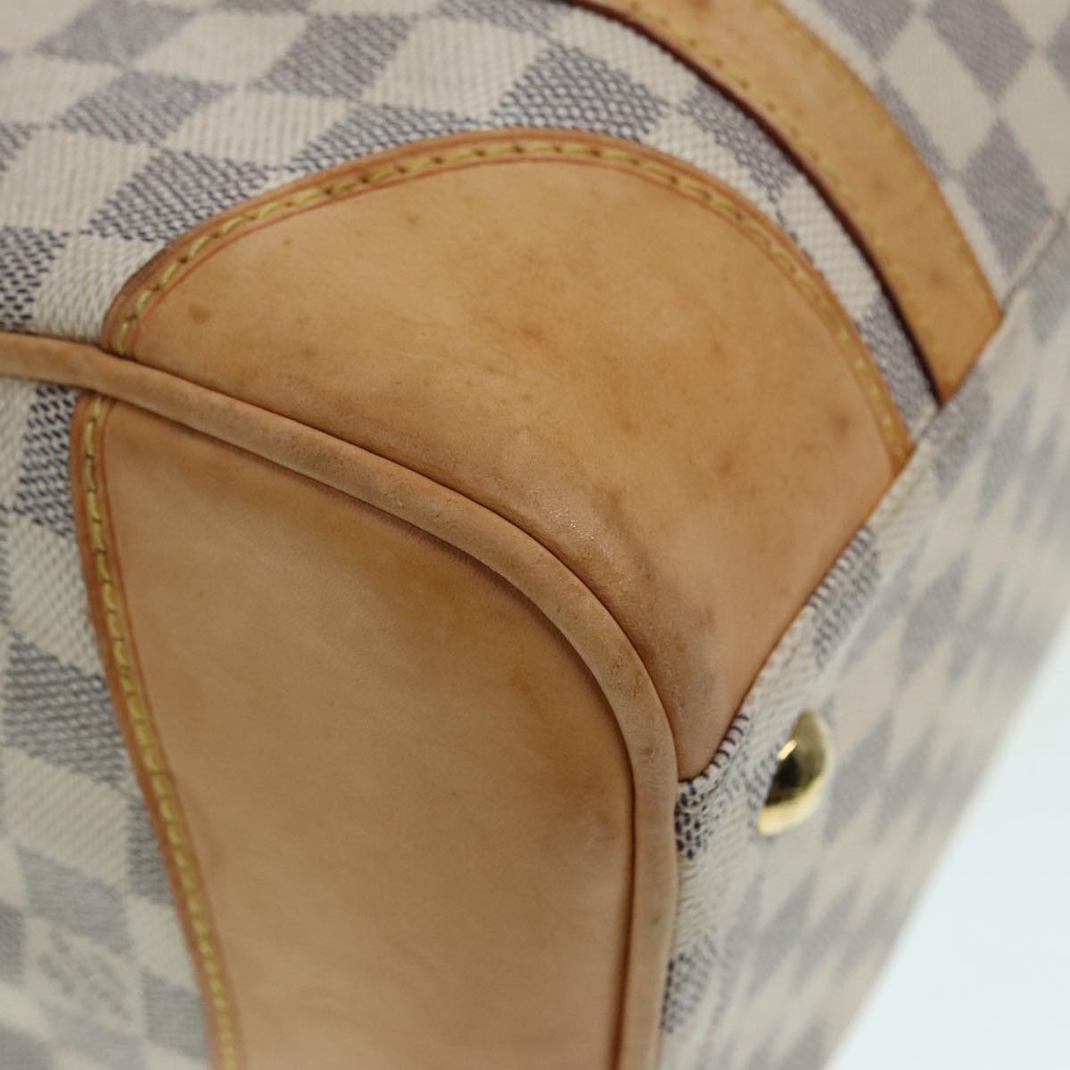 Louis Vuitton Berkley White Canvas Handbag