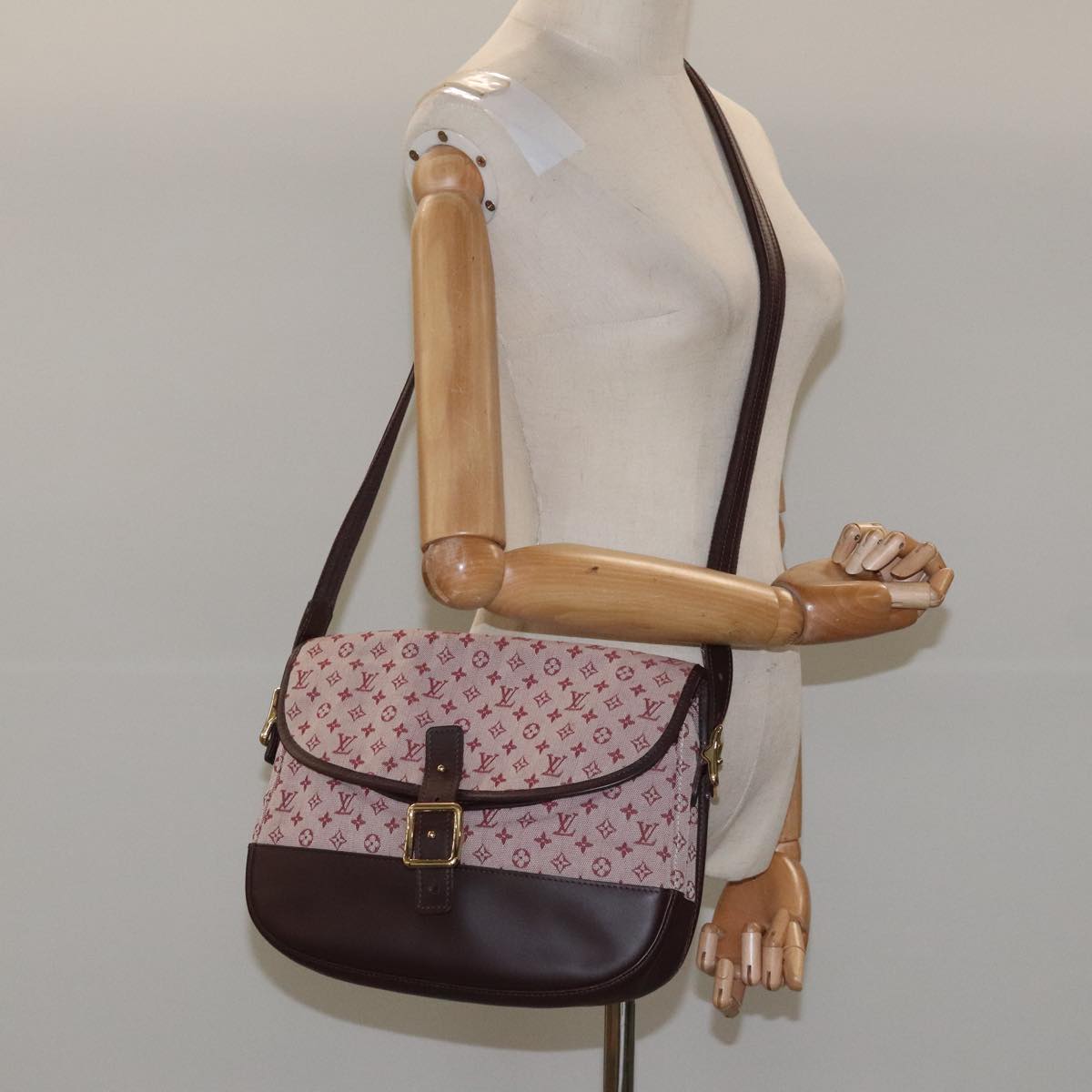 Louis Vuitton Marjorie Red Canvas Shoulder Bag