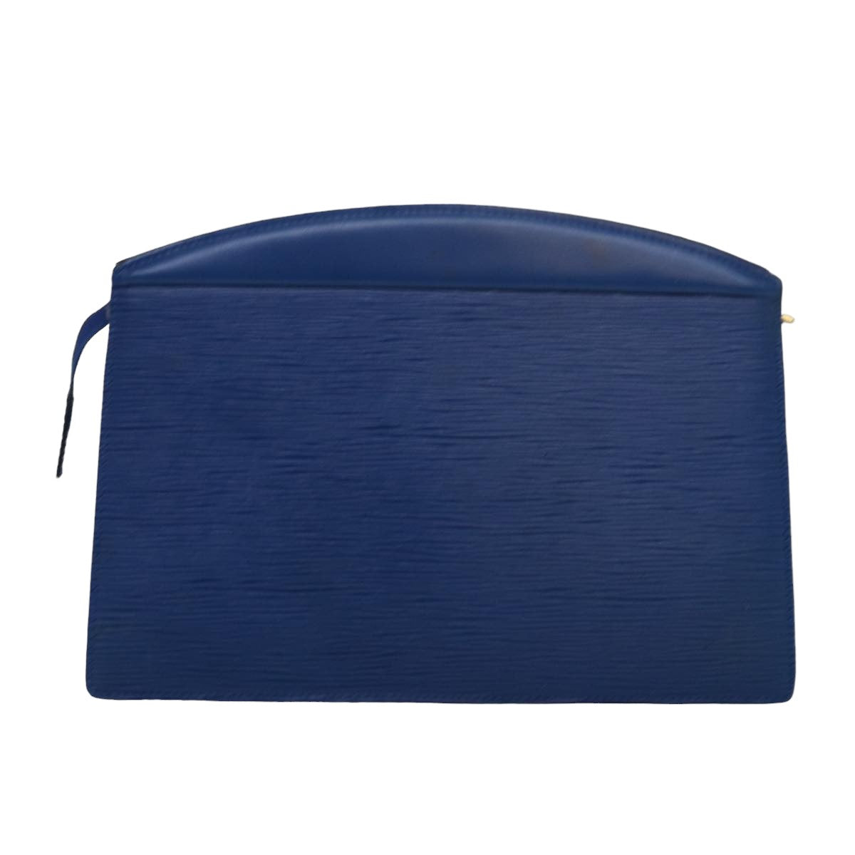 Louis Vuitton Trousse Makeup Blue Leather Clutch Bag