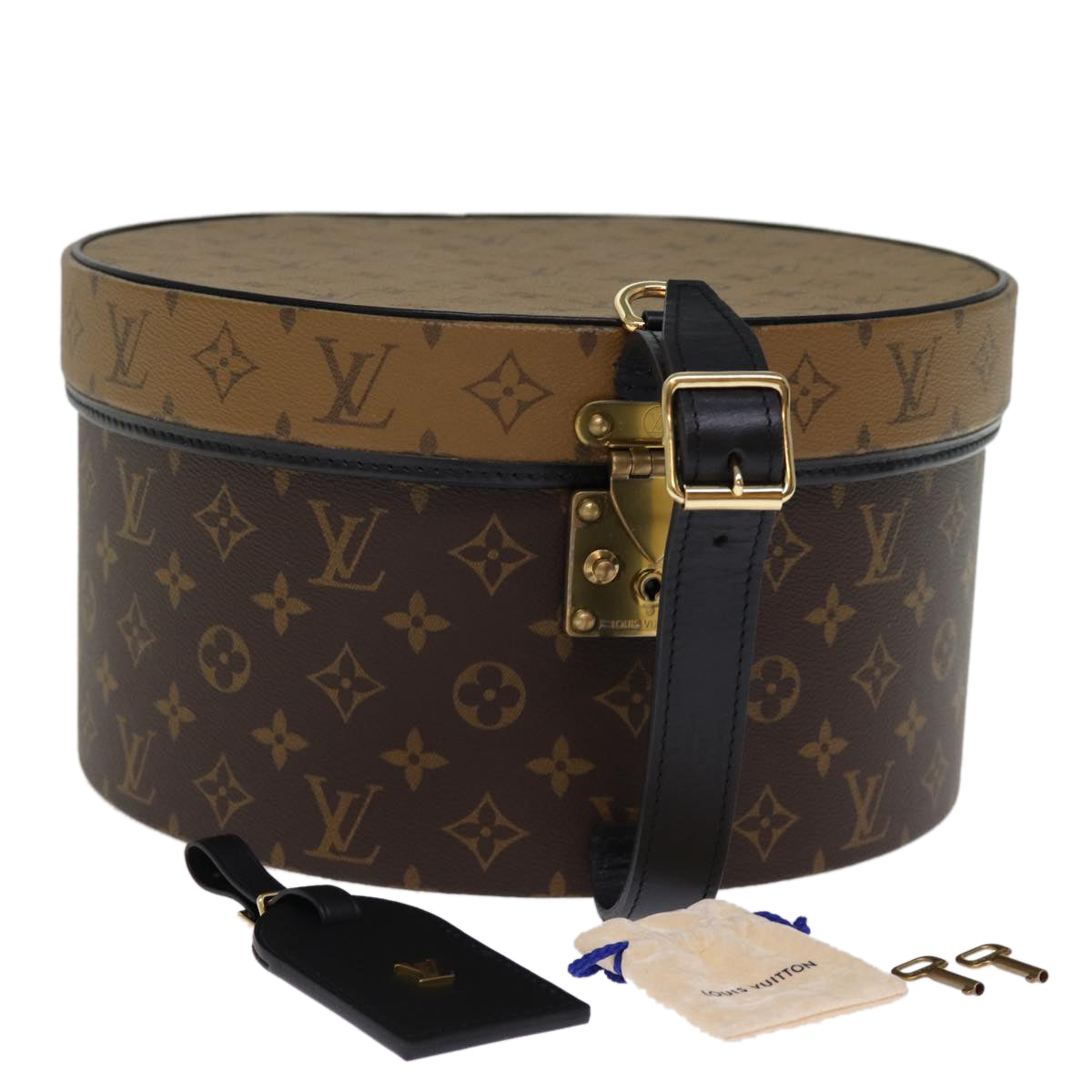 Louis Vuitton Reverse Brown Canvas Handbag