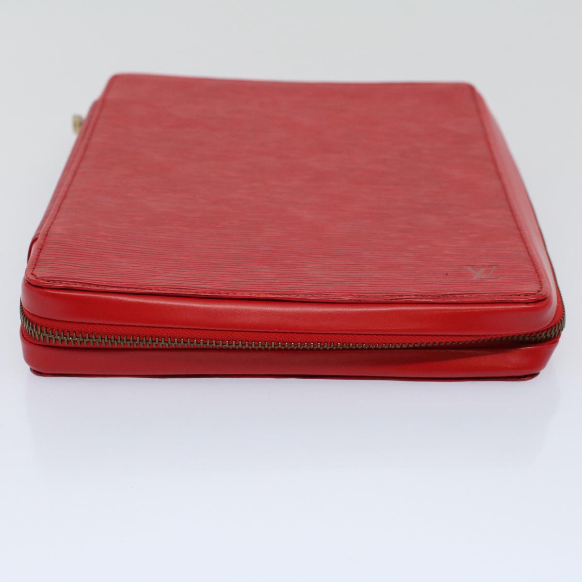 Louis Vuitton Agenda Cover Red Leather Wallet