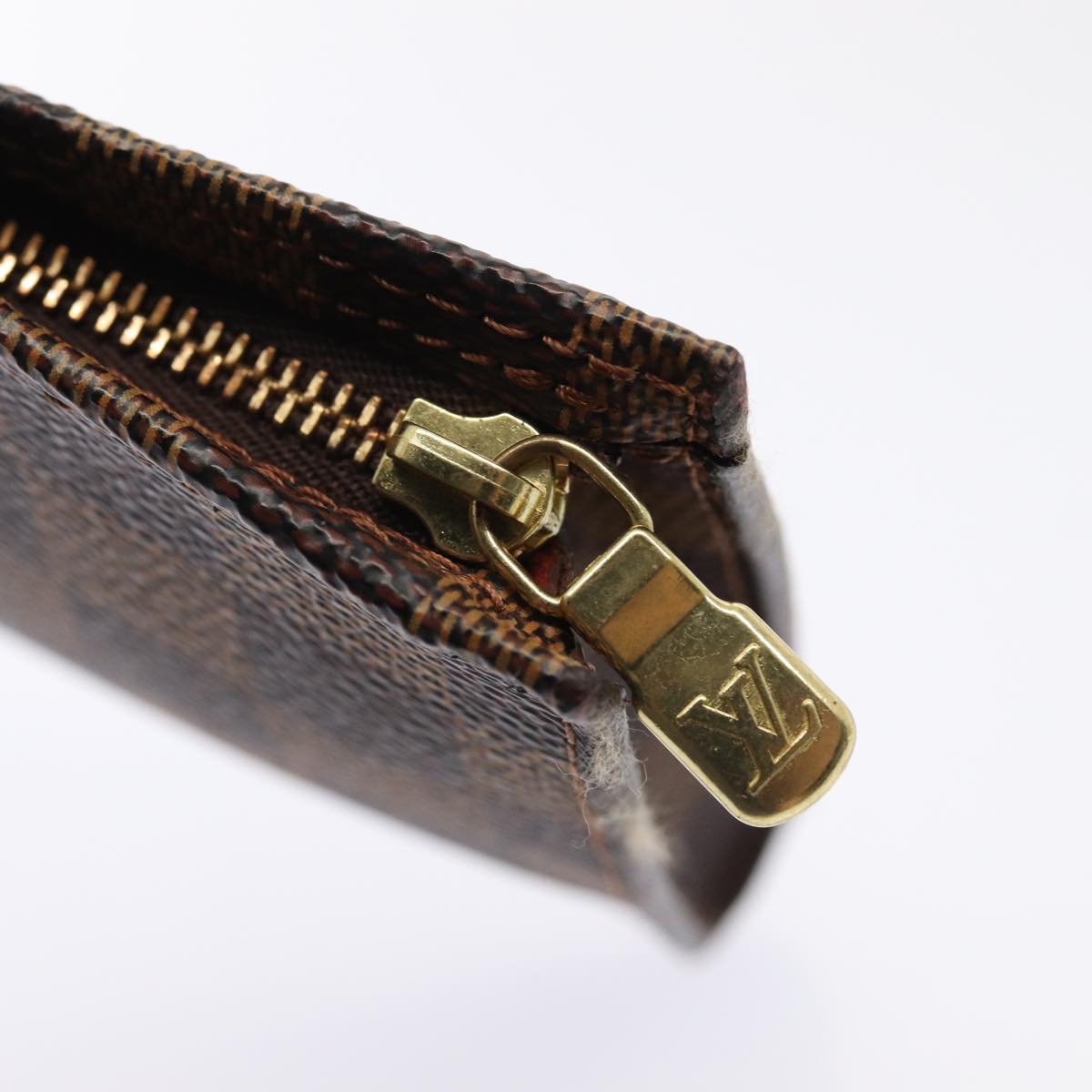 Louis Vuitton Trousse De Toilette Brown Canvas Clutch Bag