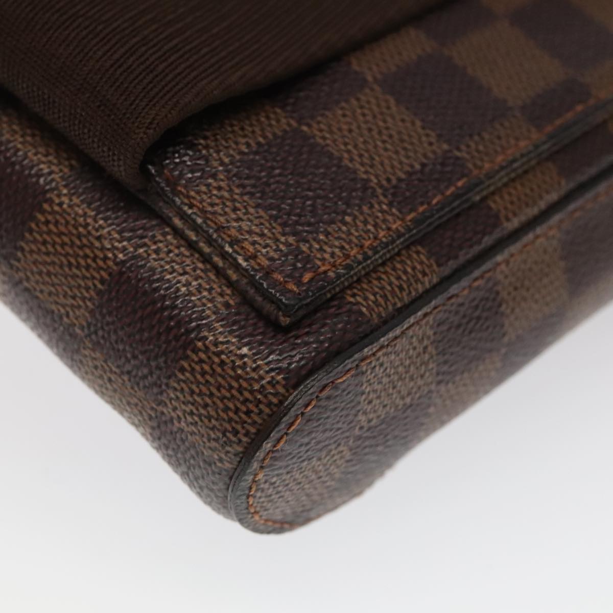 Louis Vuitton Geronimos Brown Canvas Shoulder Bag