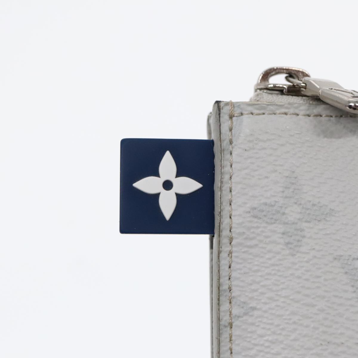 Louis Vuitton Jules White Canvas Clutch Bag