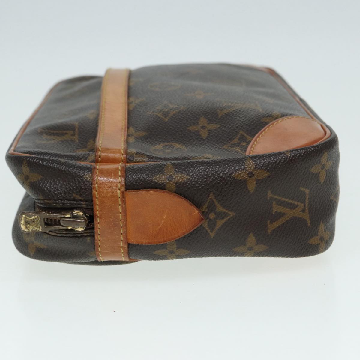 Louis Vuitton Compiegne 28 Brown Canvas Clutch Bag