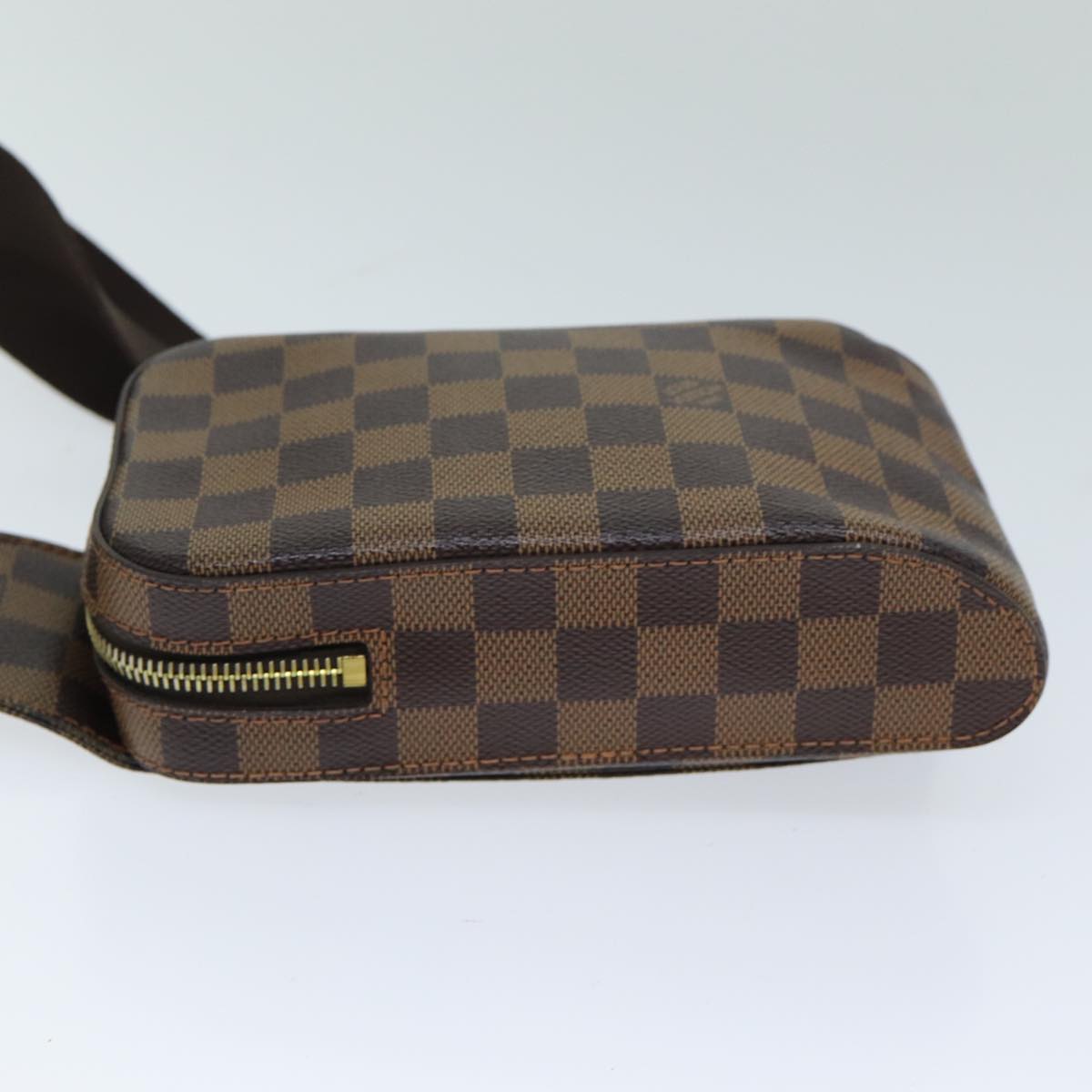 Louis Vuitton Geronimos Brown Canvas Shoulder Bag