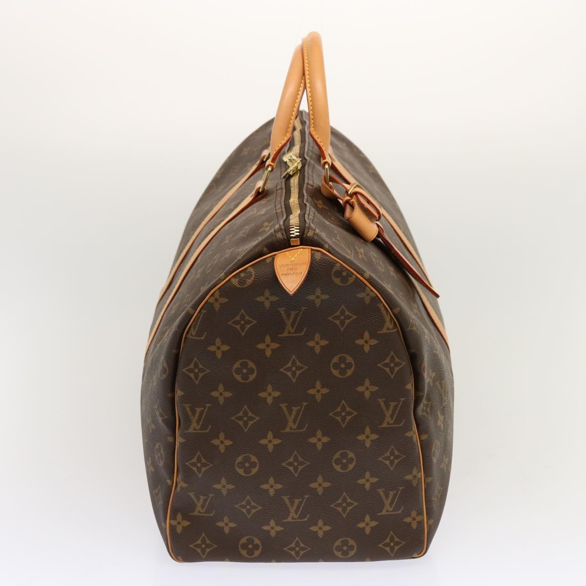 Louis Vuitton Keepall 50 Brown Canvas Travel Bag
