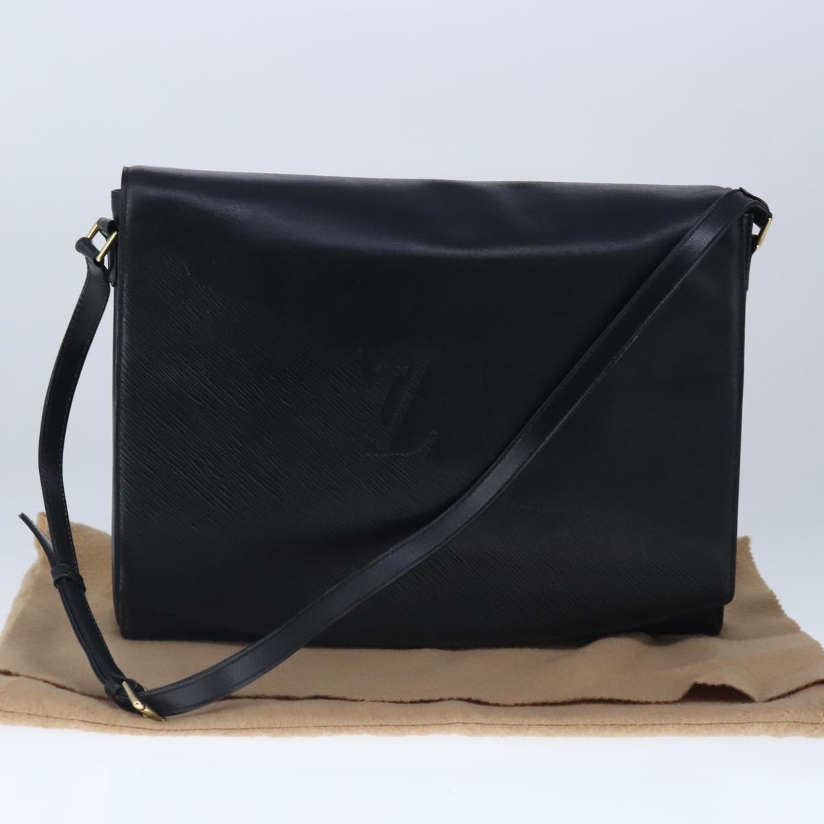 Louis Vuitton Opéra Black Leather Shoulder Bag