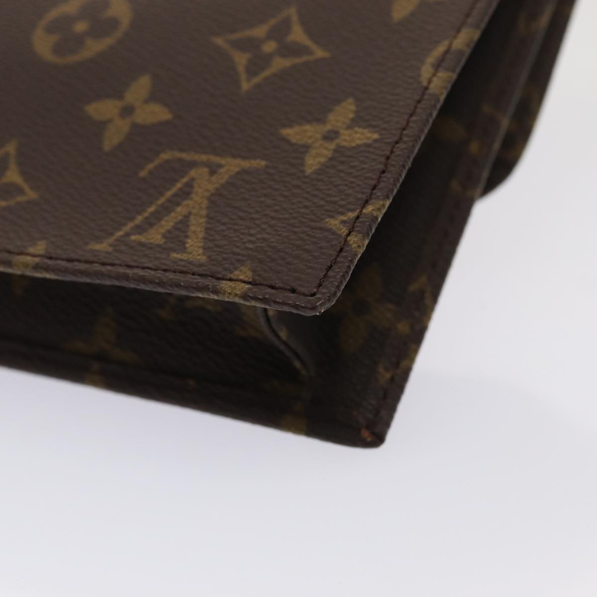Louis Vuitton Pochette Rabat Brown Canvas Clutch Bag