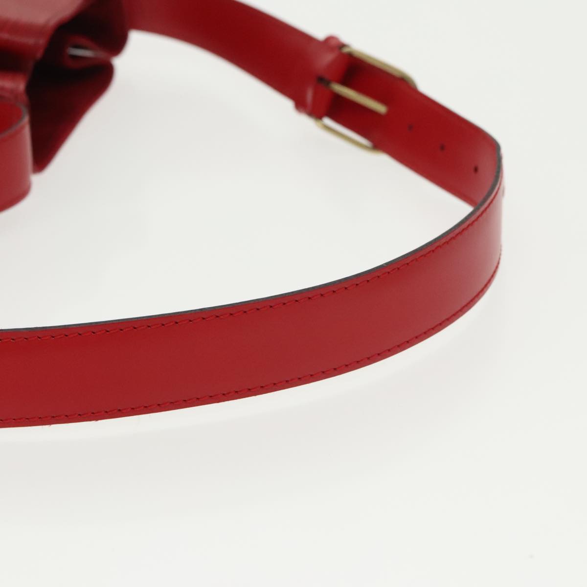 Louis Vuitton Sac D'épaule Red Leather Shoulder Bag