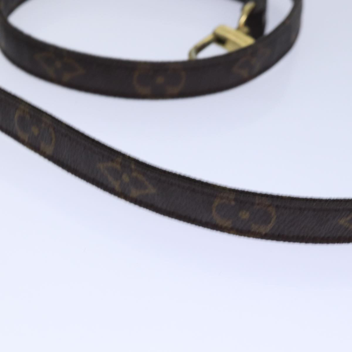 Louis Vuitton Shoulder Strap Brown Canvas Bag Jewelry