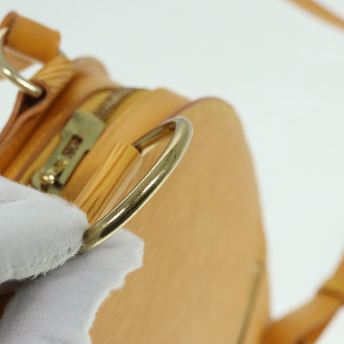 Louis Vuitton Mabillon Yellow Leather Backpack Bag