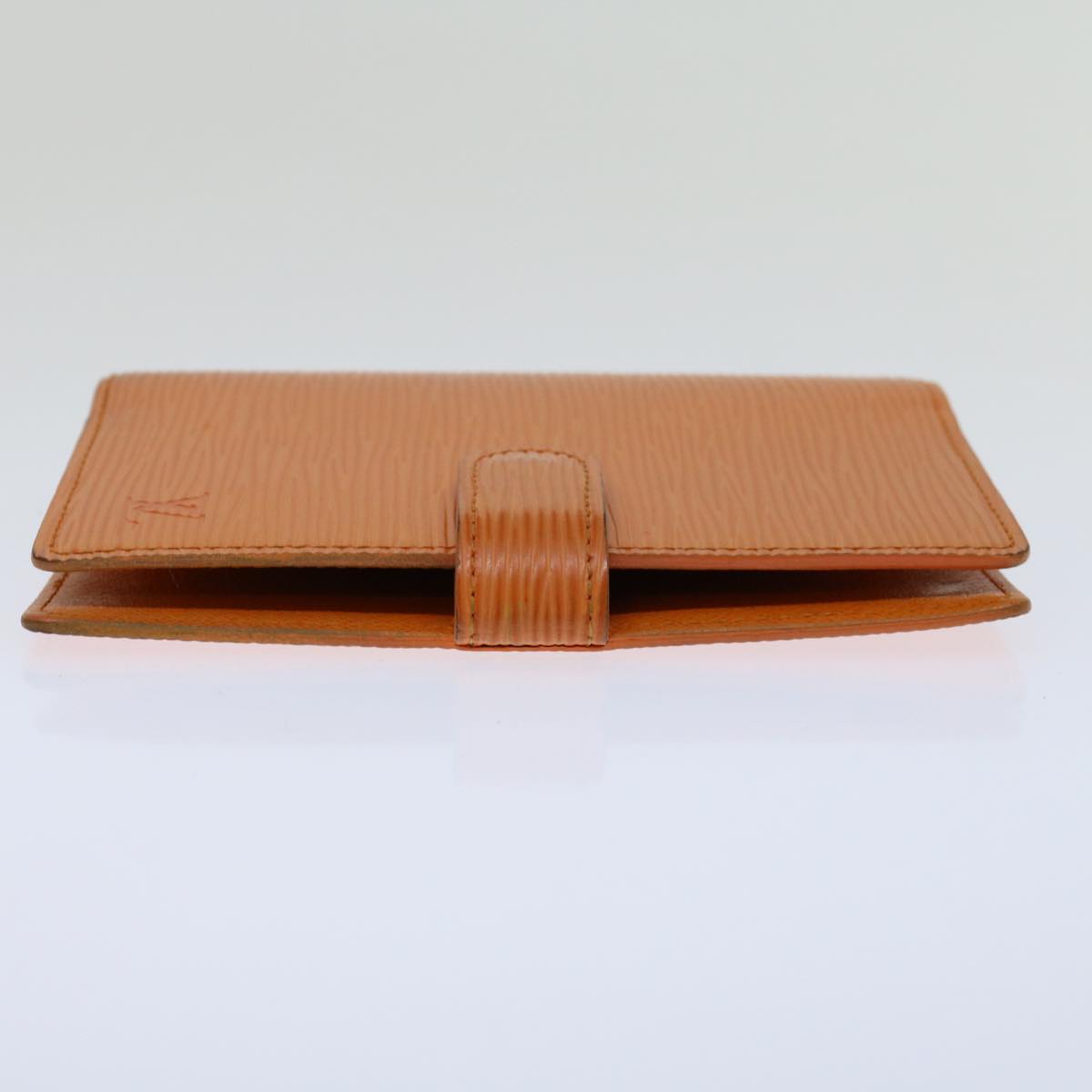 Louis Vuitton Agenda Pm Orange Leather Wallet