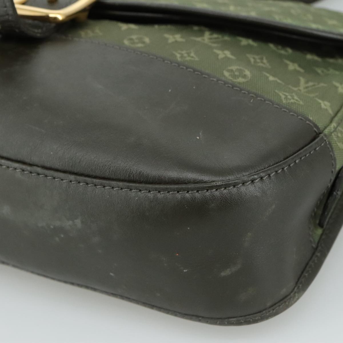 Louis Vuitton Marjorie Khaki Canvas Shoulder Bag