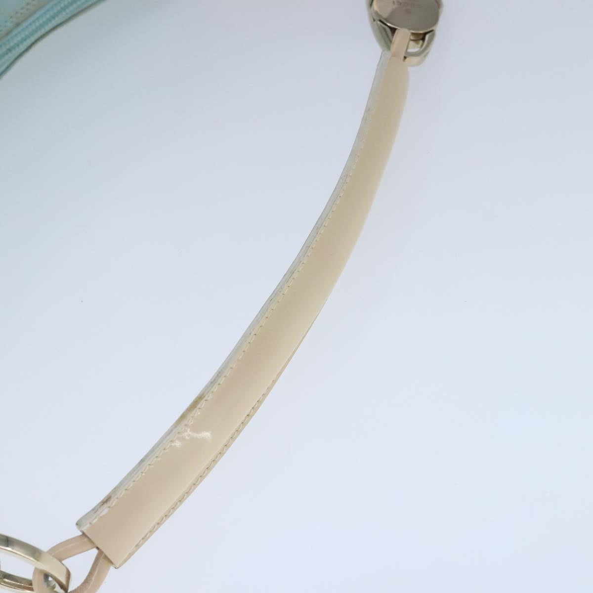 Gucci Hobo Blue Canvas Shoulder Bag